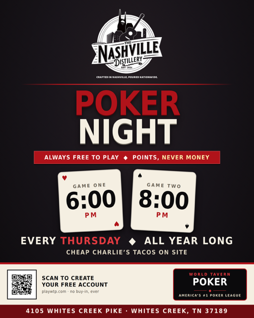 World Tavern Poker Night