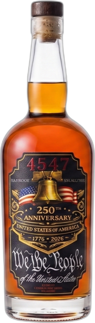 The 250th Anniversary 4547 whiskey, We the People, 1776 to 2026