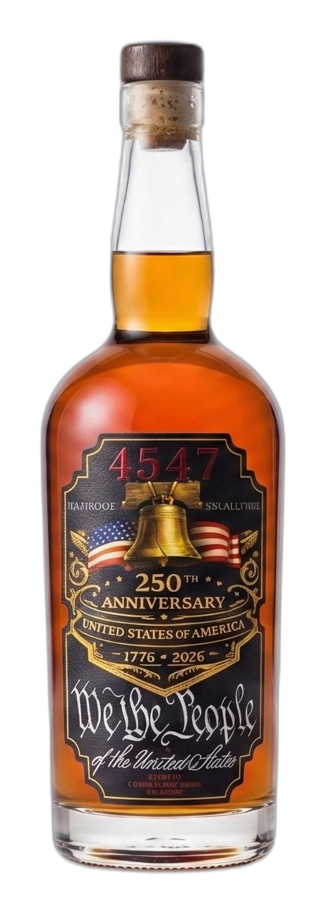 4547 250th Anniversary Edition bottle commemorating United States 250th
